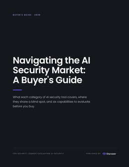Cover of Navigating the AI Security Market: A Buyer's Guide